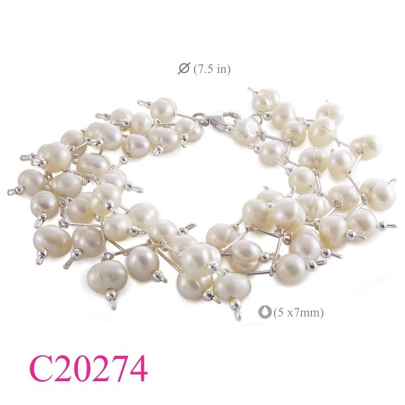 Bracelet, round beads.