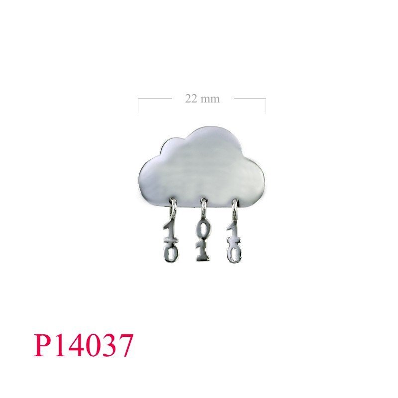 Pendant, digital clouds and hanging 1001..
