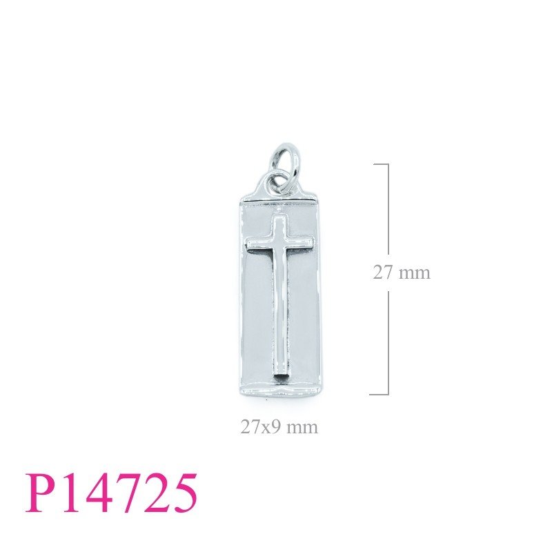 Pendant, cross.