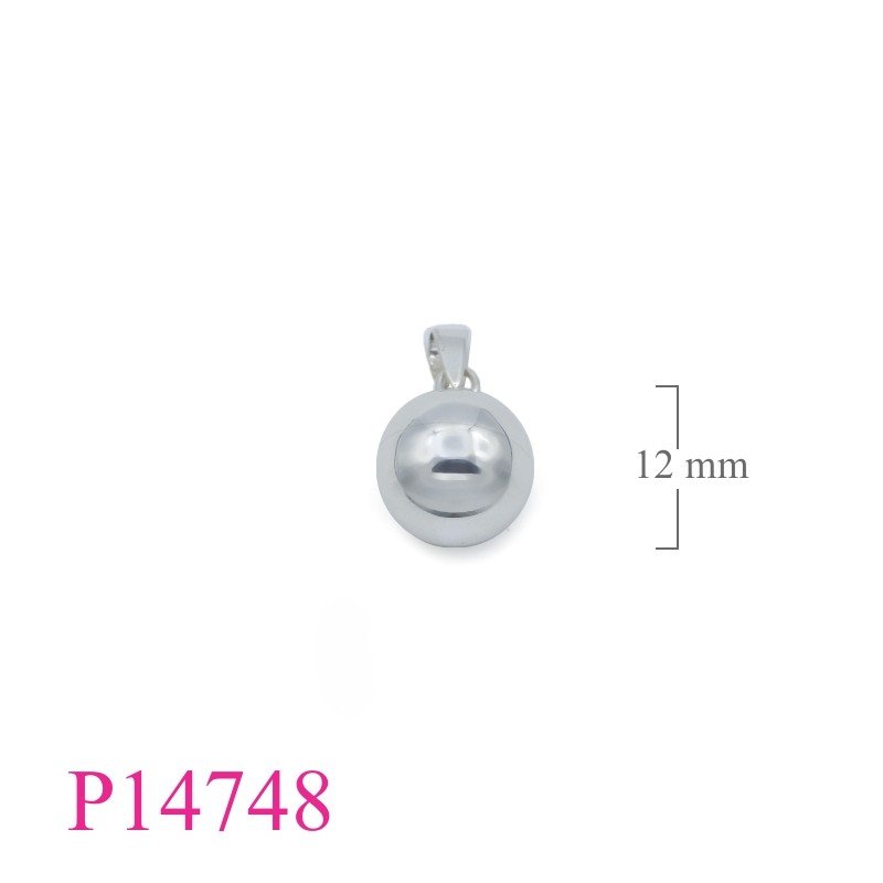 Pendant, 12mm ball.