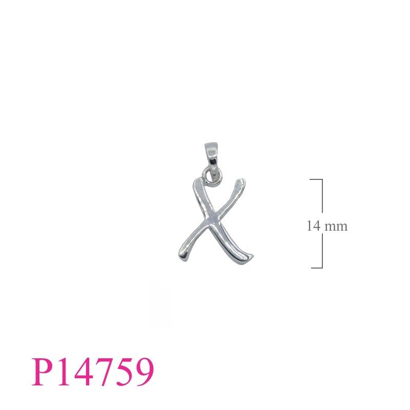 Pendant, "X".
