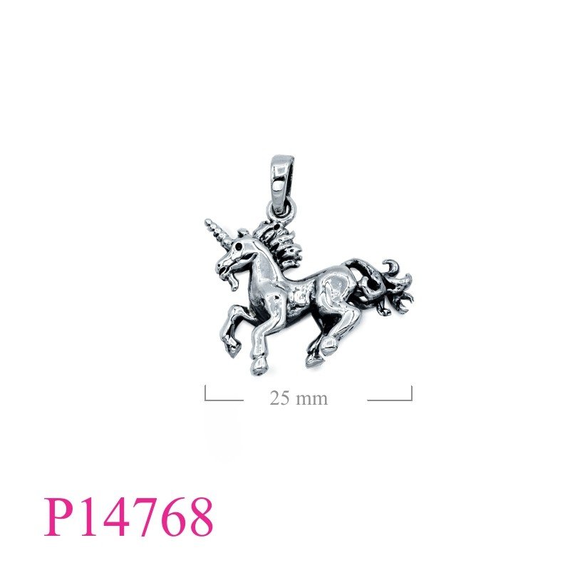 Pendant, unicorn.