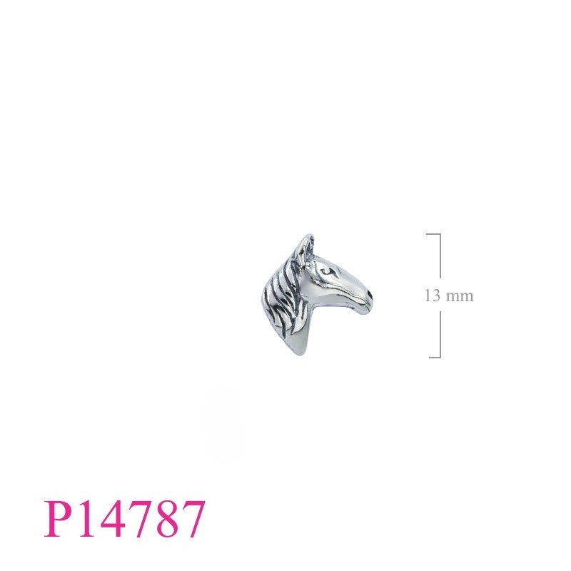 Pendant, horse head.