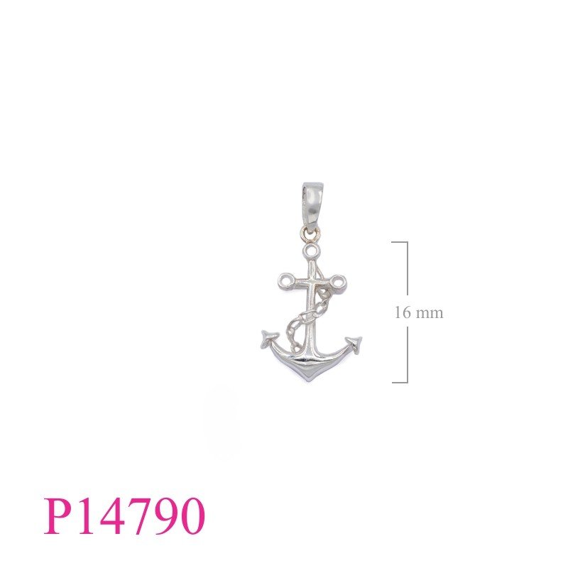 Pendant, 17mm anchor.