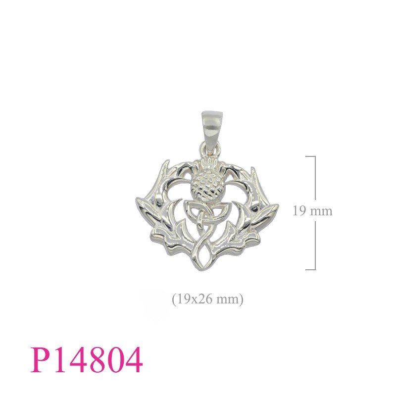 Pendant, 23mm Thistle.