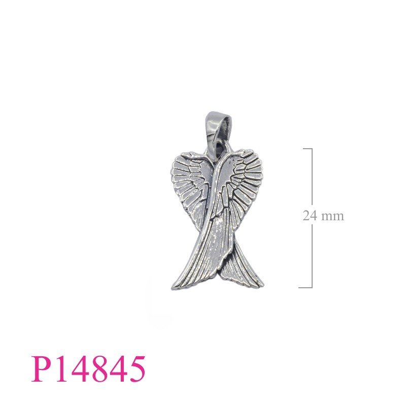 Pendant, angle wings.