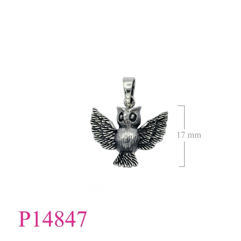 Pendant, owl.