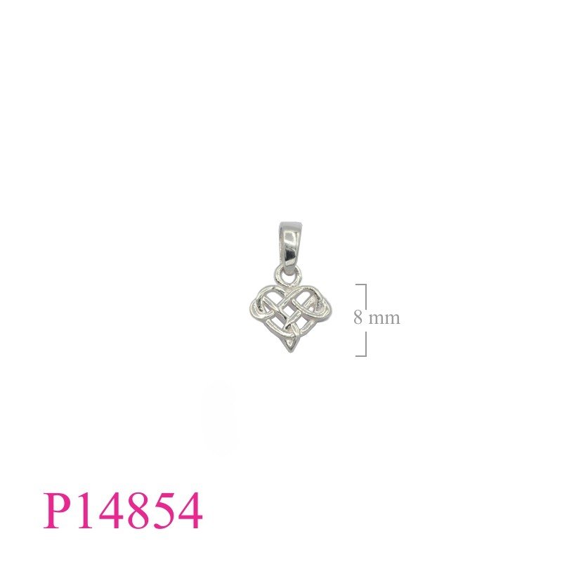 Celtic Pendant, Heart Pendant, Celtic .