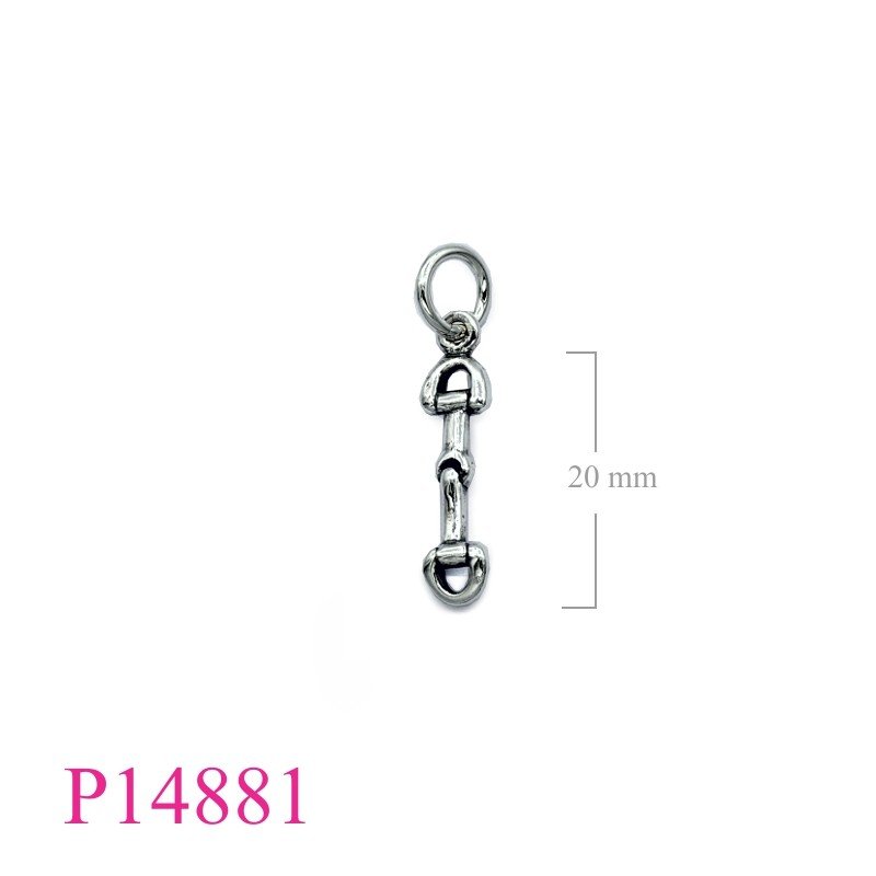 Pendant, horse bits.