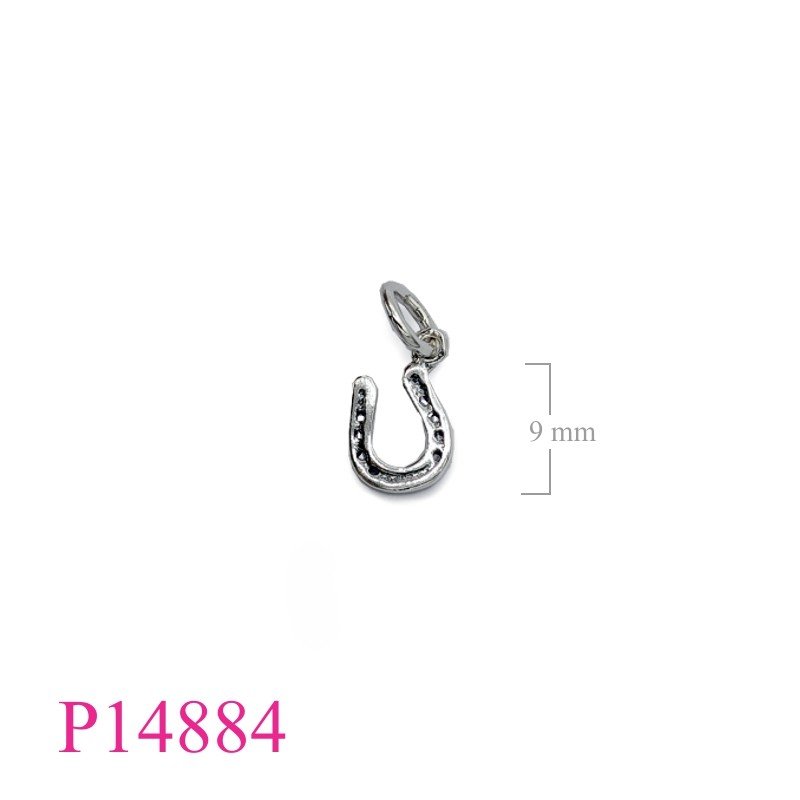 Pendant, horseshoe.