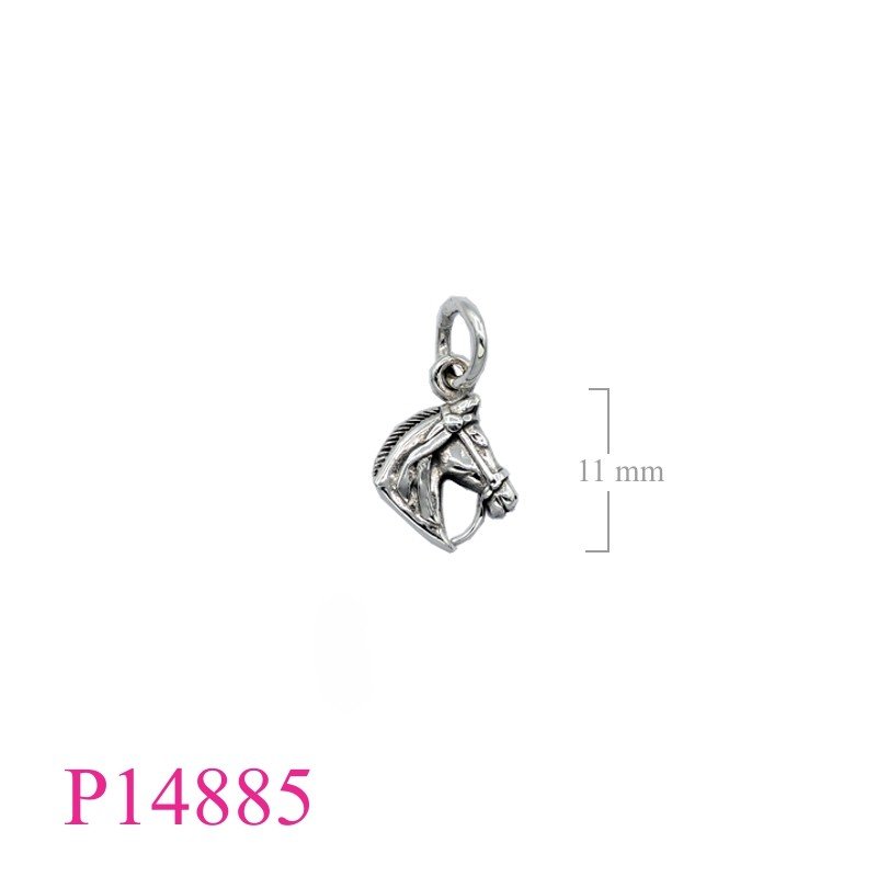 Pendant, horse head.