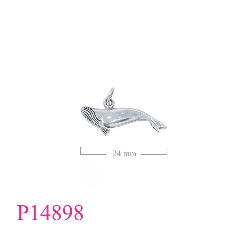 Pendant, whale.