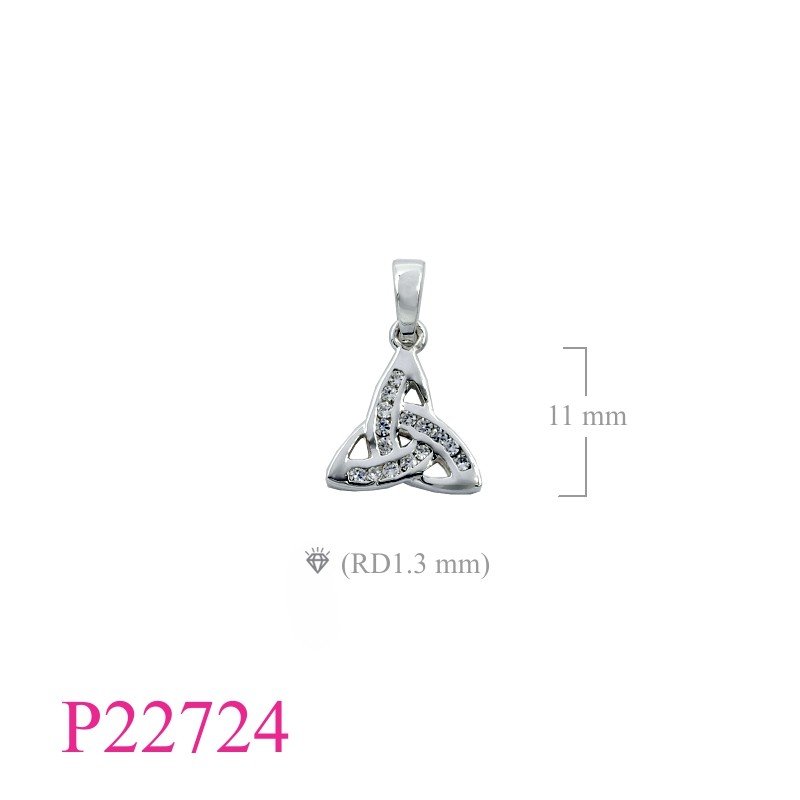 Pendant, Trinity with CCZs.