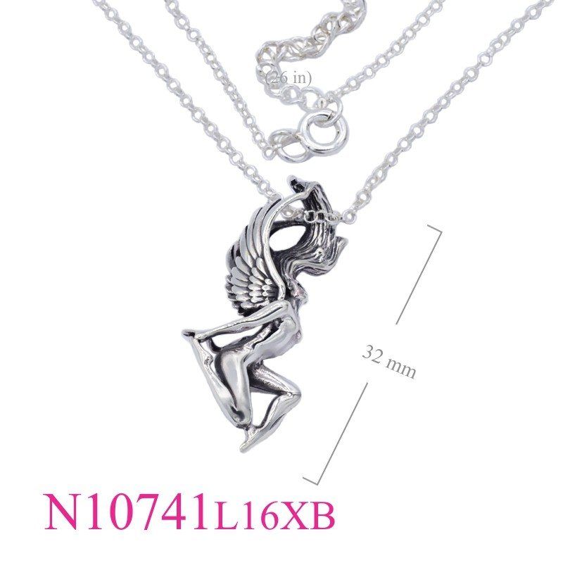 Necklace, 16 inches chain and Virgo zodiac charm.