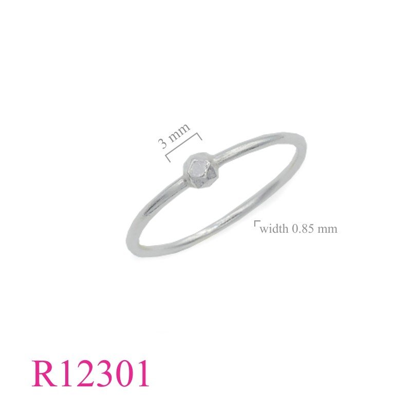 Ring, bead on wire.