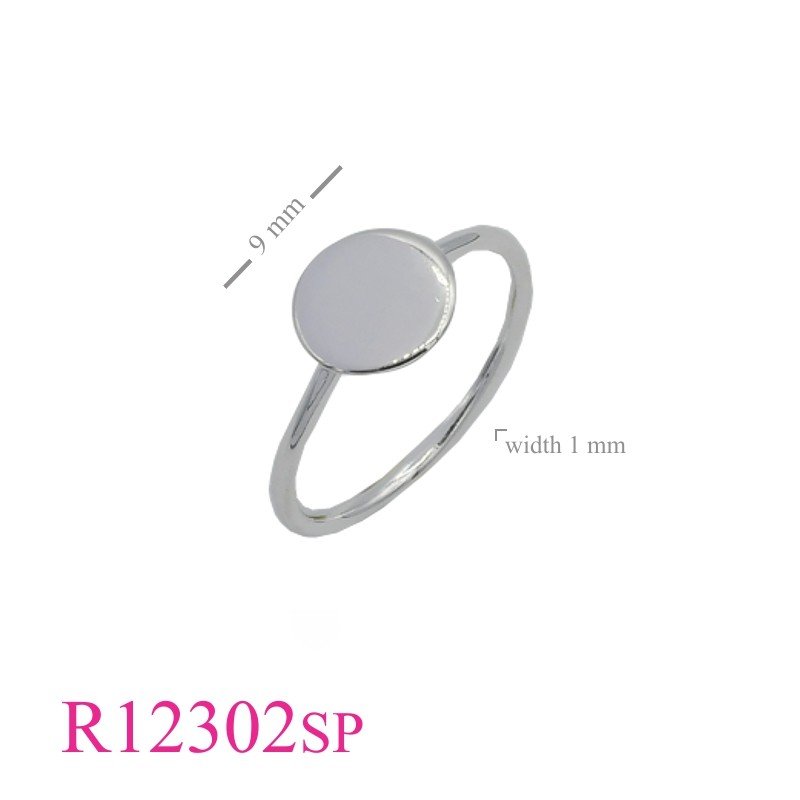Ring, 9mm disk.