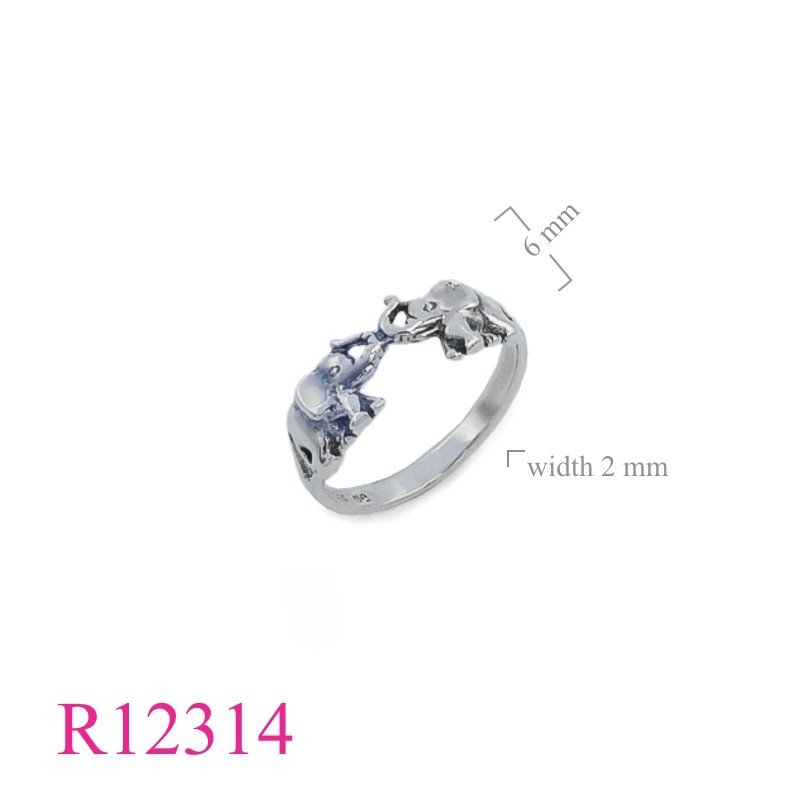 Ring, 2 elephants.