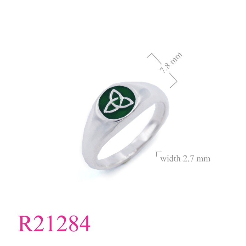 Ring, trinity enamel.