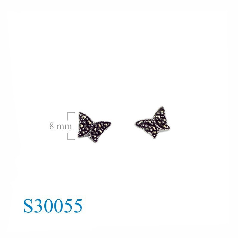 Butterfly Earrings, Marcasite Earrings,  small .