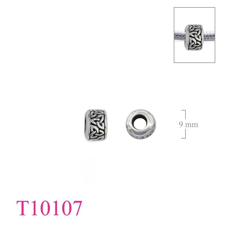 Bead, round Trinity.