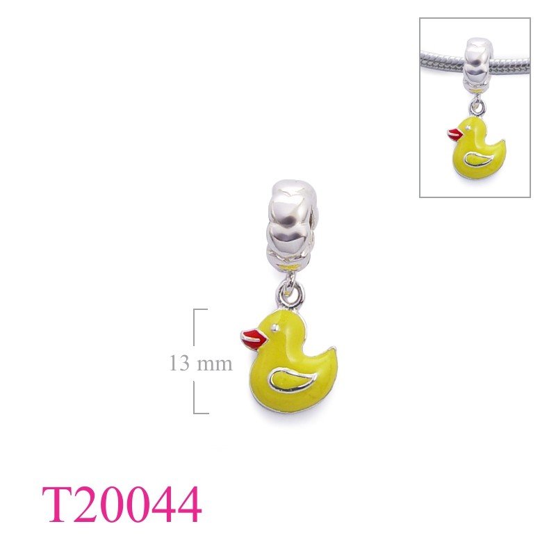 Duck Bead, Heart Bead,ring and hanging enamel  enamel.