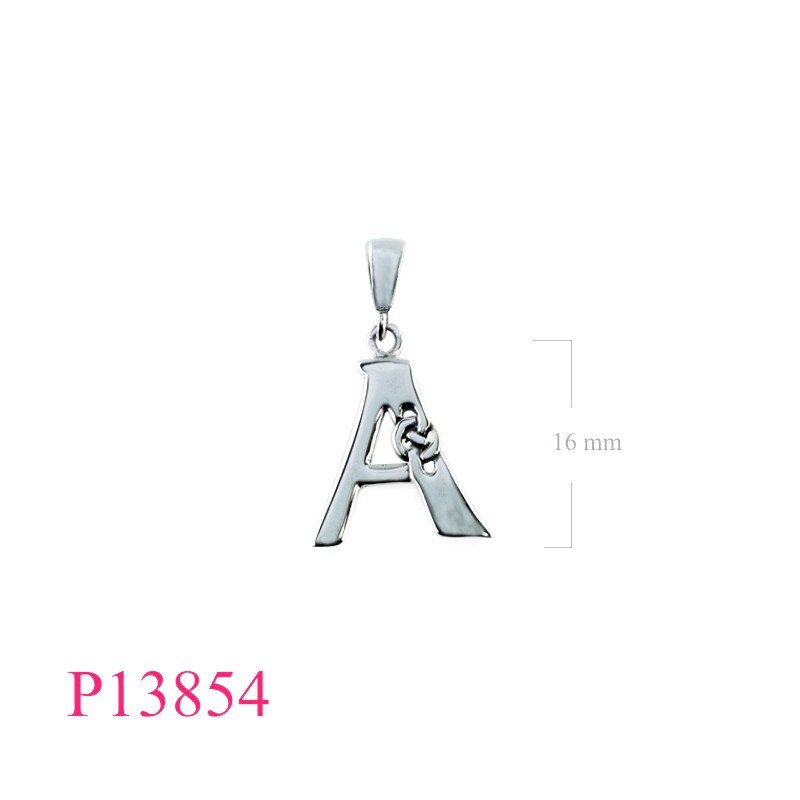 Pendant, "A" Celtic design.