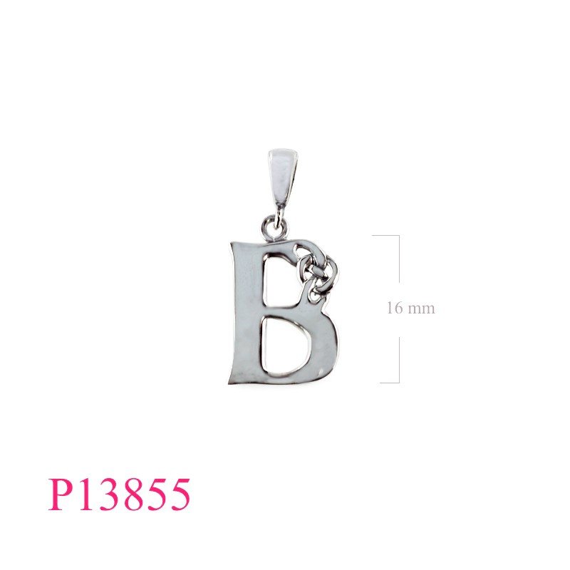 Pendant, "B" Celtic design.