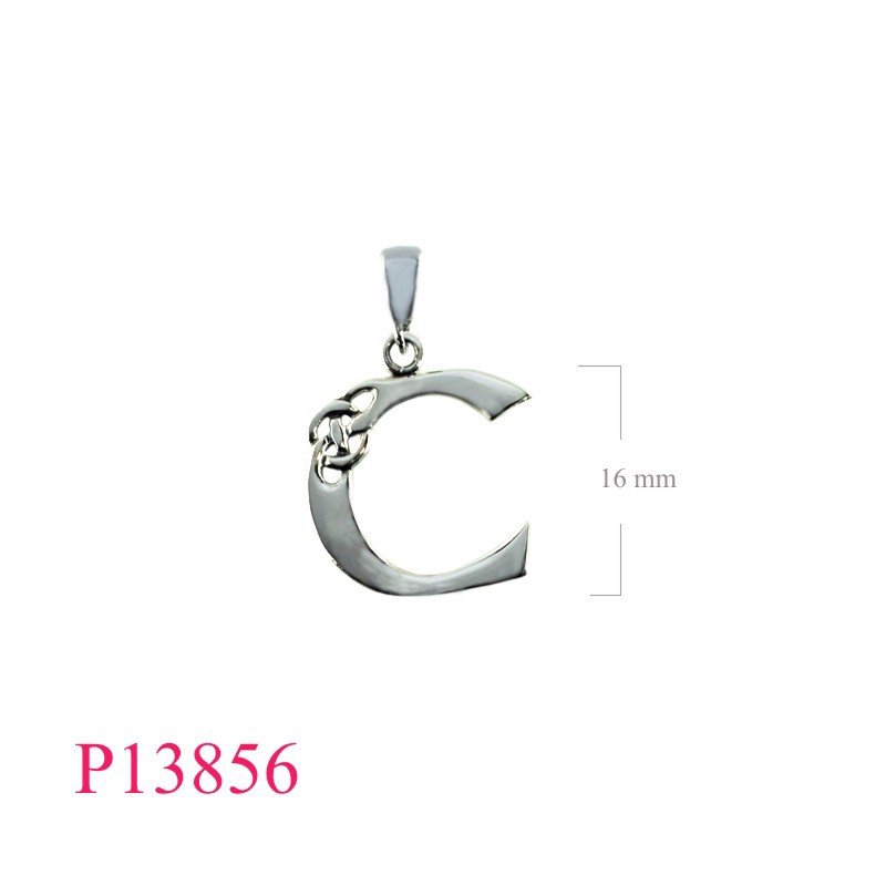 Pendant, "C" Celtic design.
