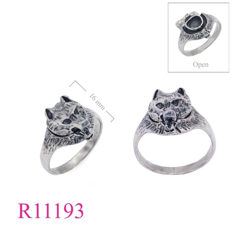 Ring, woft head poison ring.