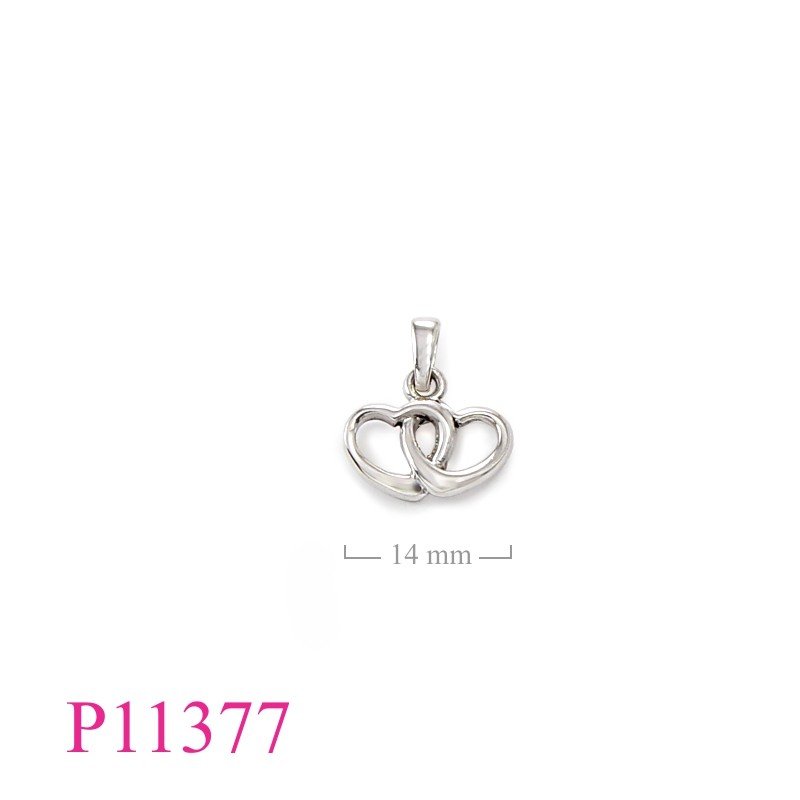 <p>Heart Pendant, 2 hearts.</p>