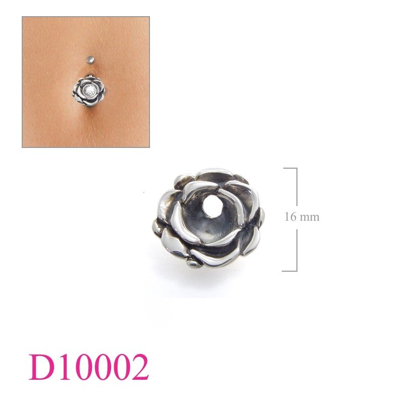 Rose Body Jewelry, shield, rose.