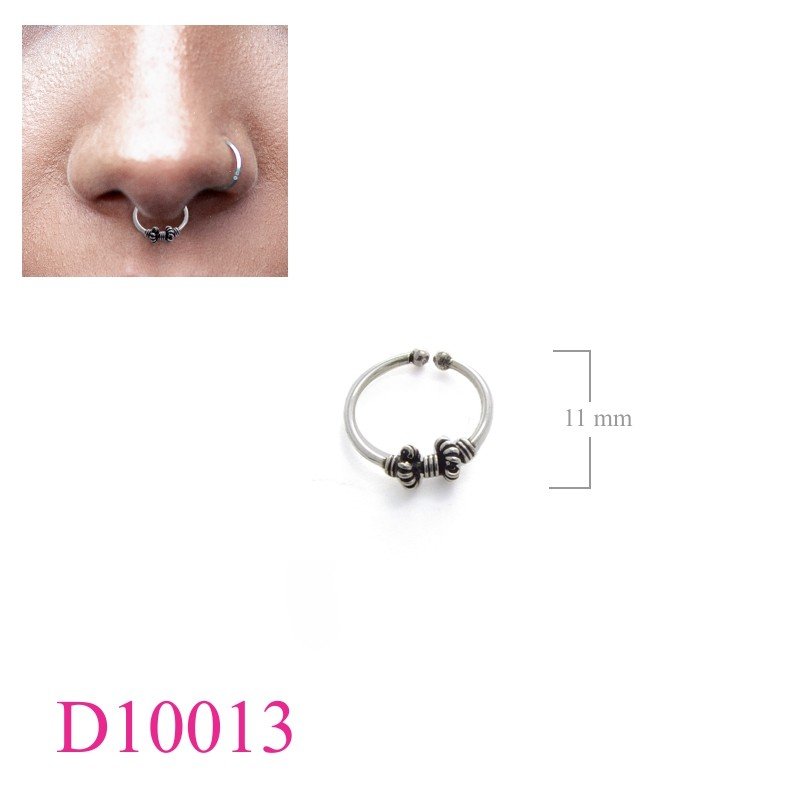 Body Jewelry, nose ring, Bali style (thick version).
