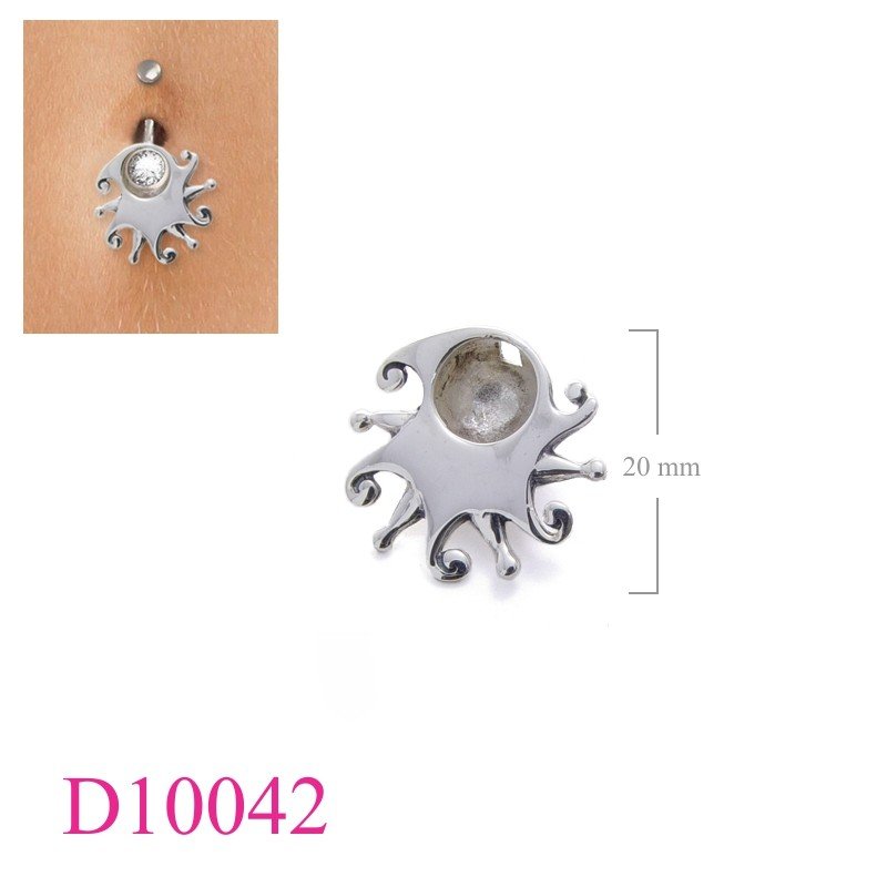 Body Jewelry, swirl sheild.