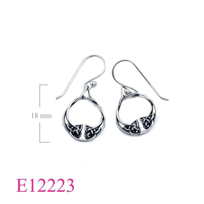 Earrings, Celtic.