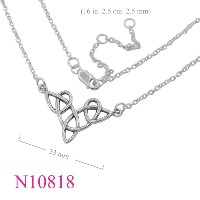 Necklace, 16 inches chain and Celtic.