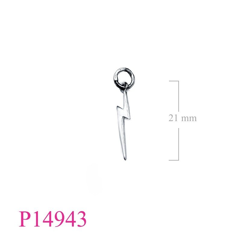 Pendant, 18mm lightning.