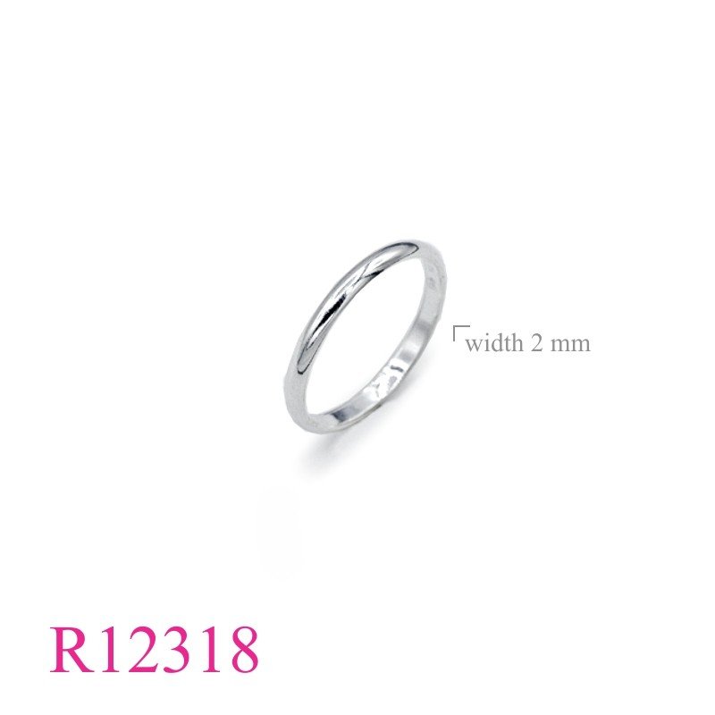 Band Ring, 2mm.