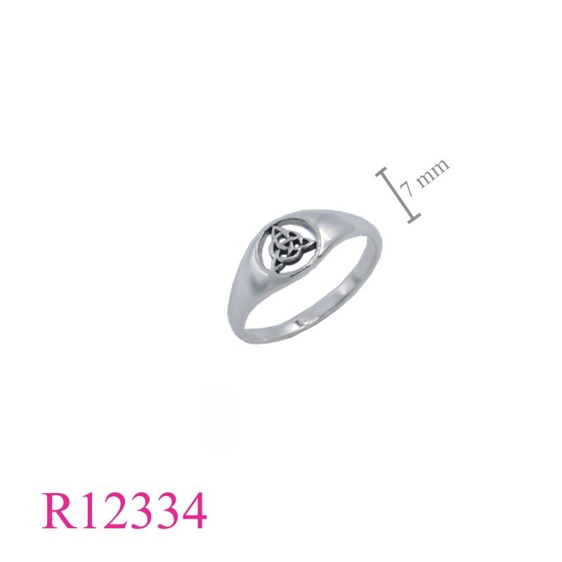 Ring, openwork round Celtic.