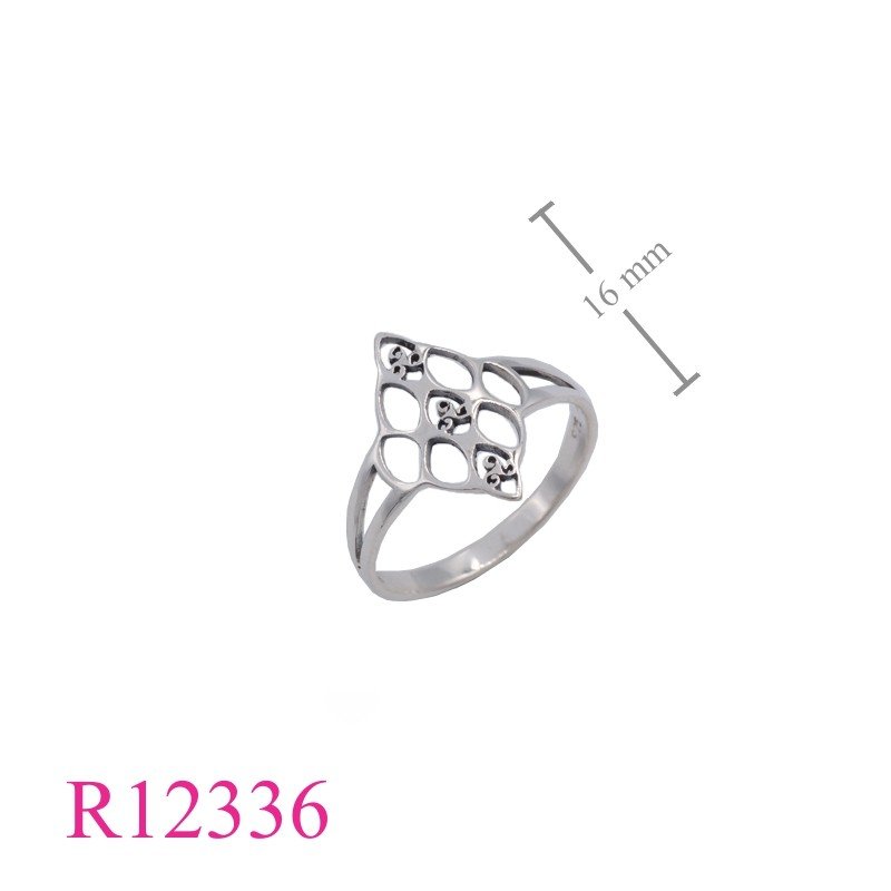 Triskelion Ring, openwork 3 Triskelions.