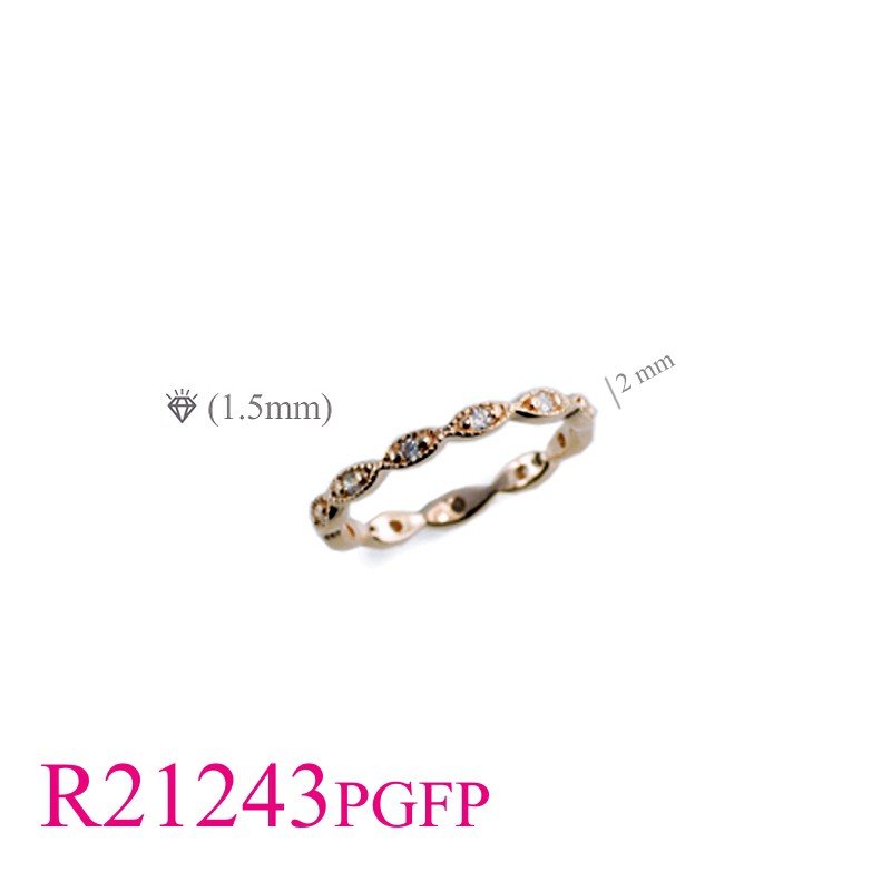Gold Ring, CZ Ring, Evil eyes Ring, Flash Pink Gold plated evil eyes with small CCZs.