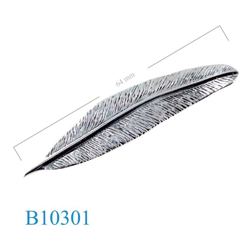 Brooch, feather.