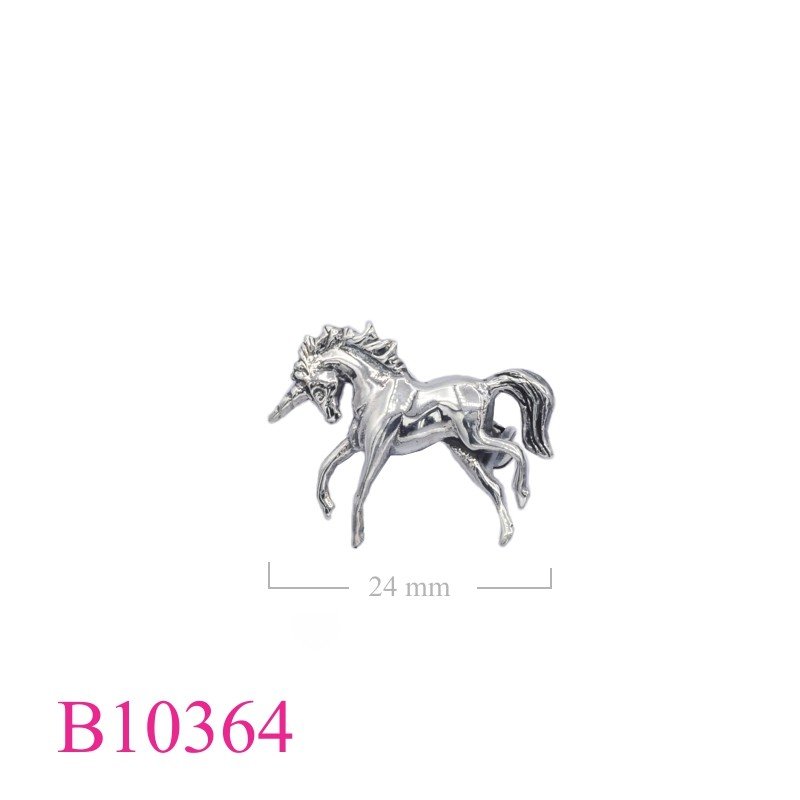 Brooch, unicorn.