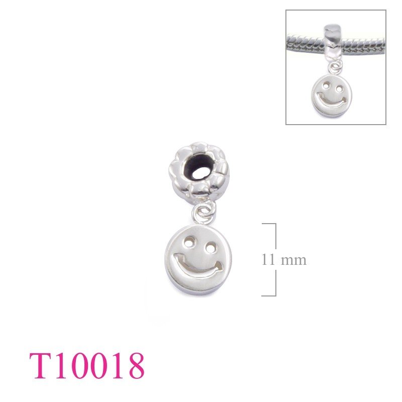 Bead, hearts ring and hanging smile round.