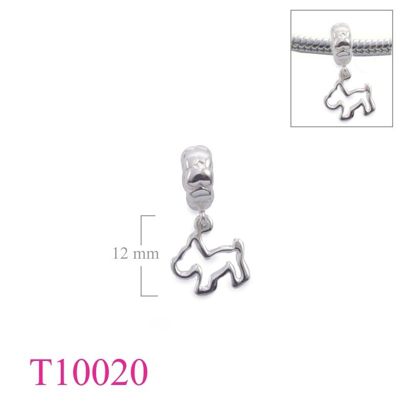 Dog Bead, Heart Bead,ring and hanging cut out .