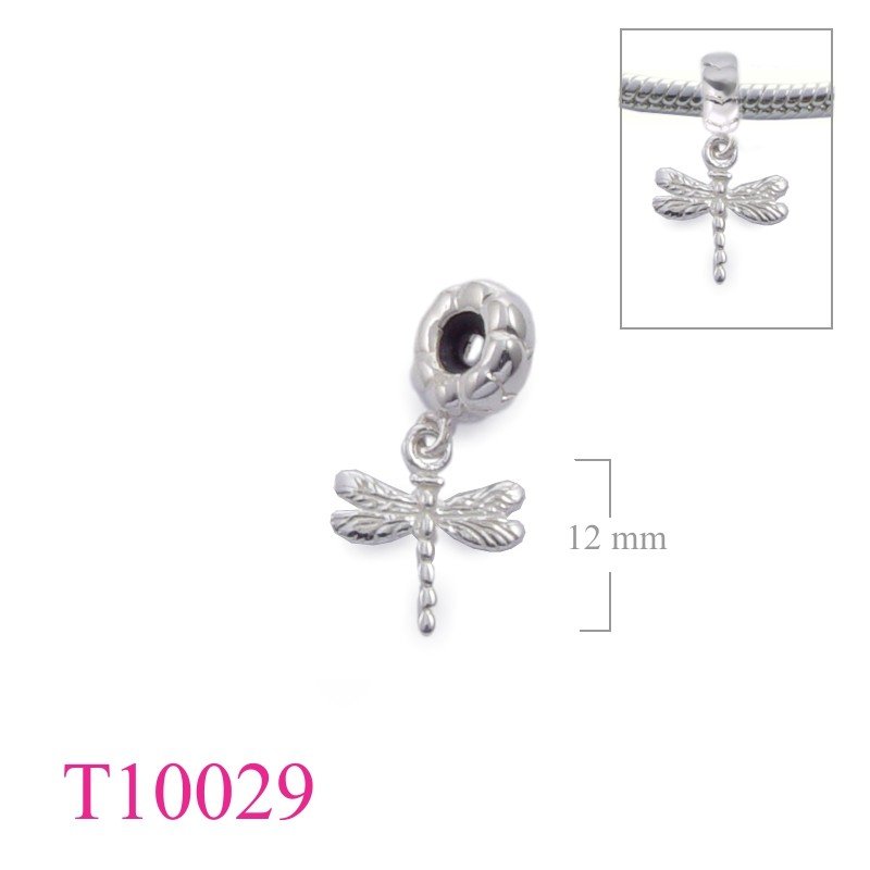 Dragonfly Bead, Heart Bead,ring and hanging .