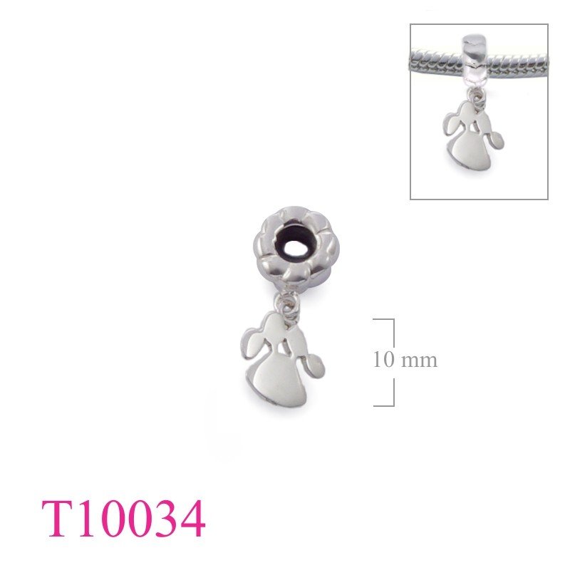 Dog Bead, Heart Bead,ring and hanging  foot print.