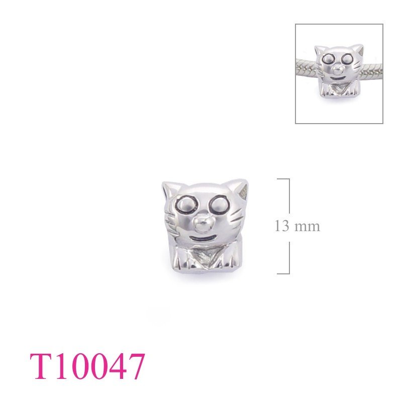 Bead, sitting cat.
