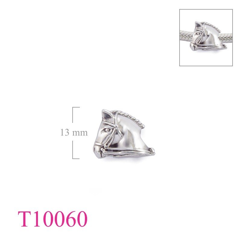Bead, horse head.