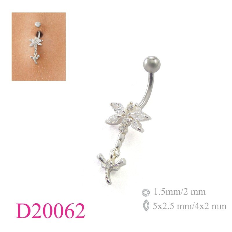 Dragonfly Body Jewelry, big and small dragonfly.