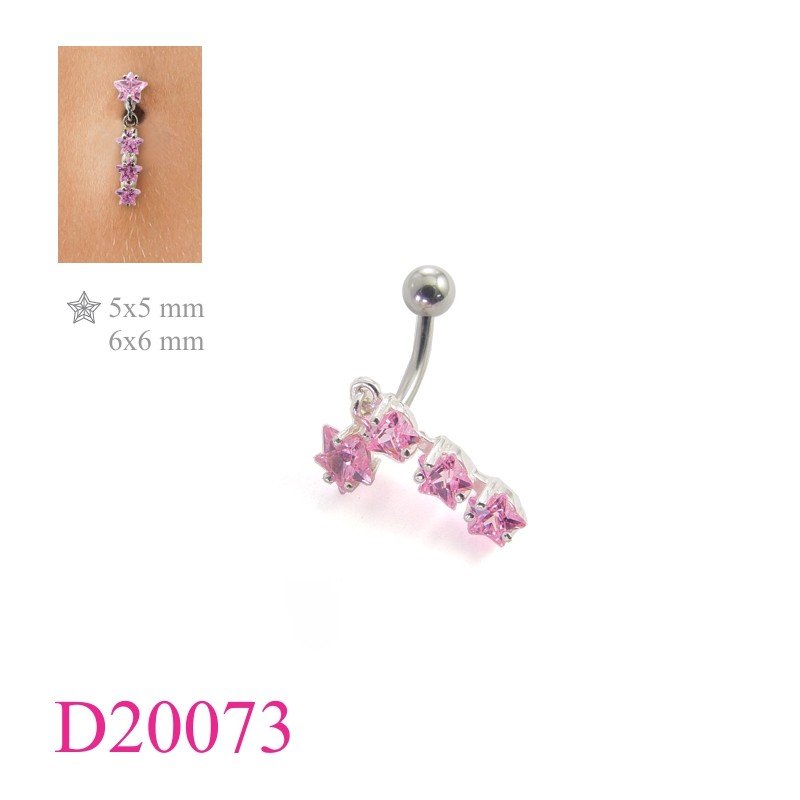 Star Body Jewelry, star stones and hanging star stones.